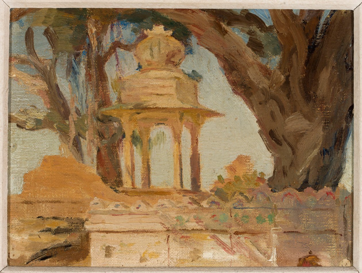 Indisk Hiesa-helligdom i Udaipur. Fra en rejse til Indien af Jan Ciągliński
