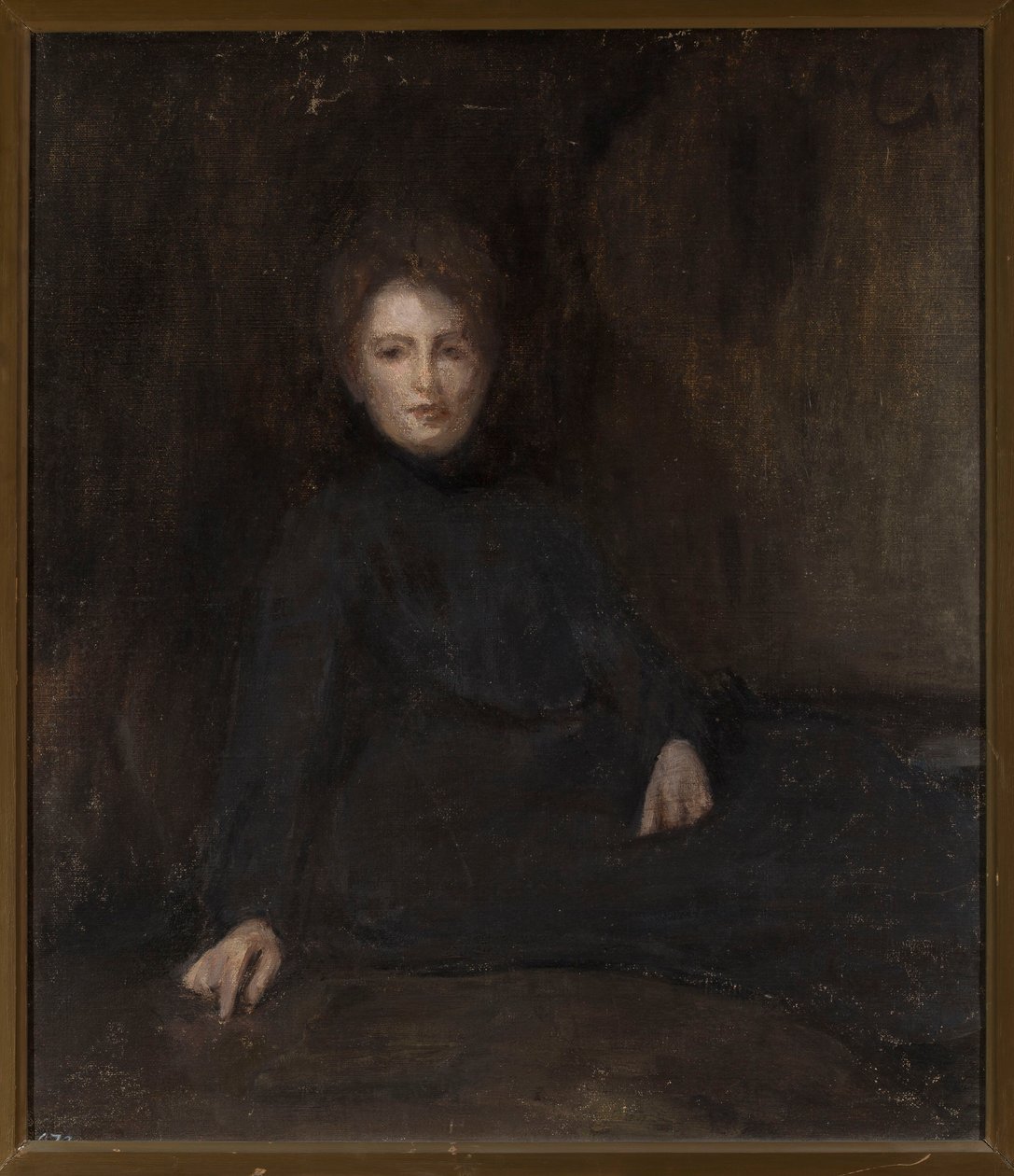 Portræt af Wanda Szwengrubenowa, født Ciąglińska, kunstnerens søster af Jan Ciągliński