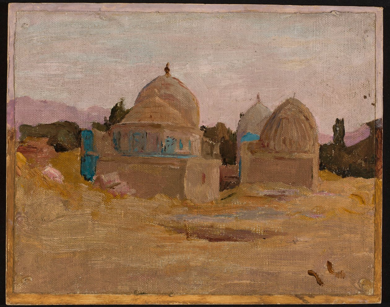 Samarkand - Shah-i-Zinda-moskeen. Fra en rejse til Turkestan af Jan Ciągliński
