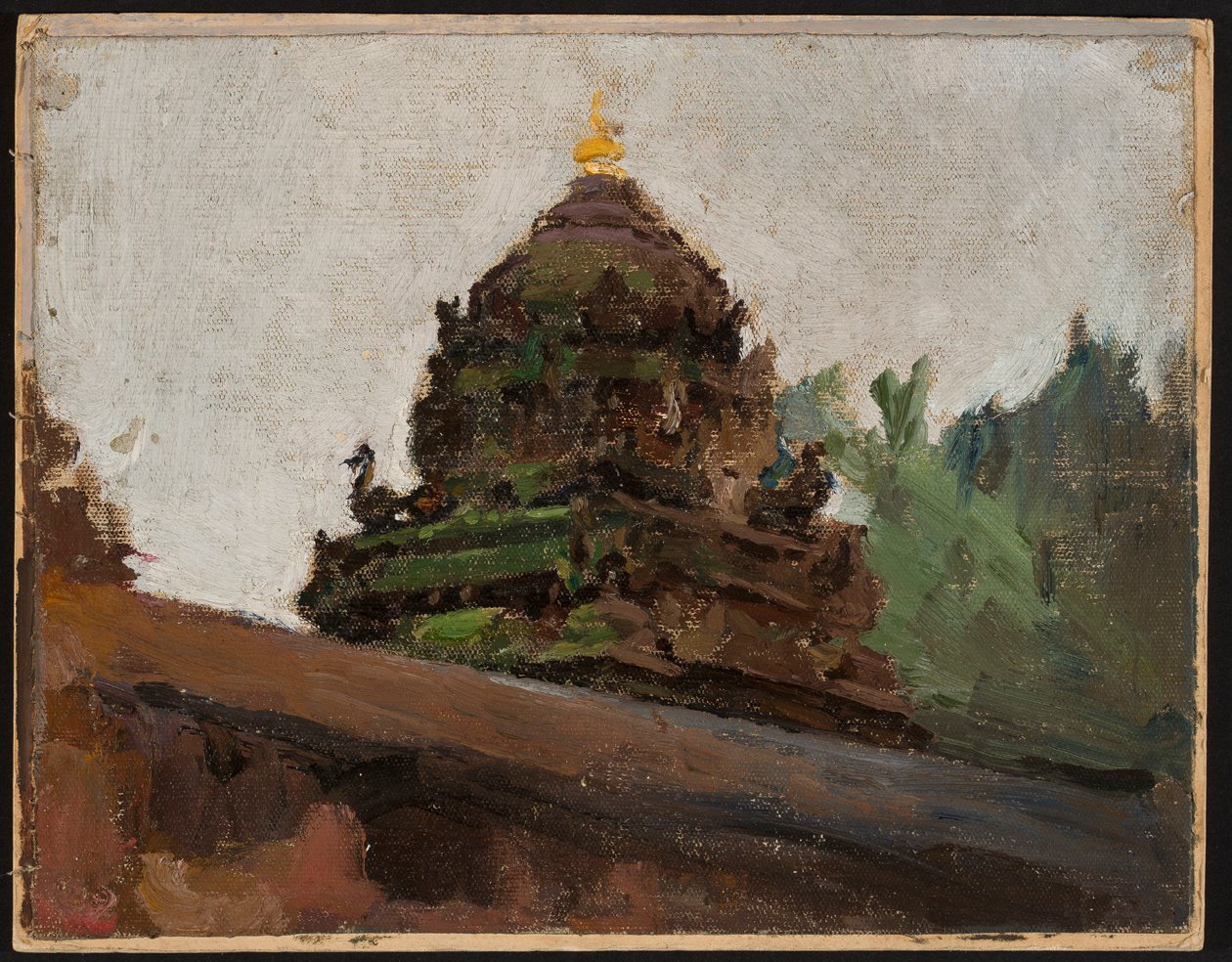 Det gamle tempel i Madras. Fra en rejse til Indien af Jan Ciągliński