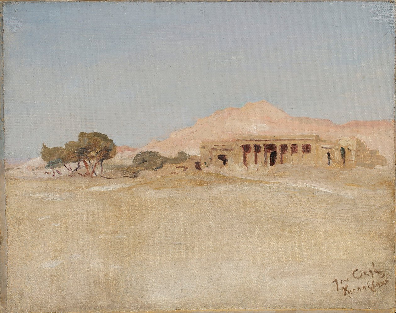 Templet i Kurna - Luxor. Fra en rejse til Egypten af Jan Ciągliński