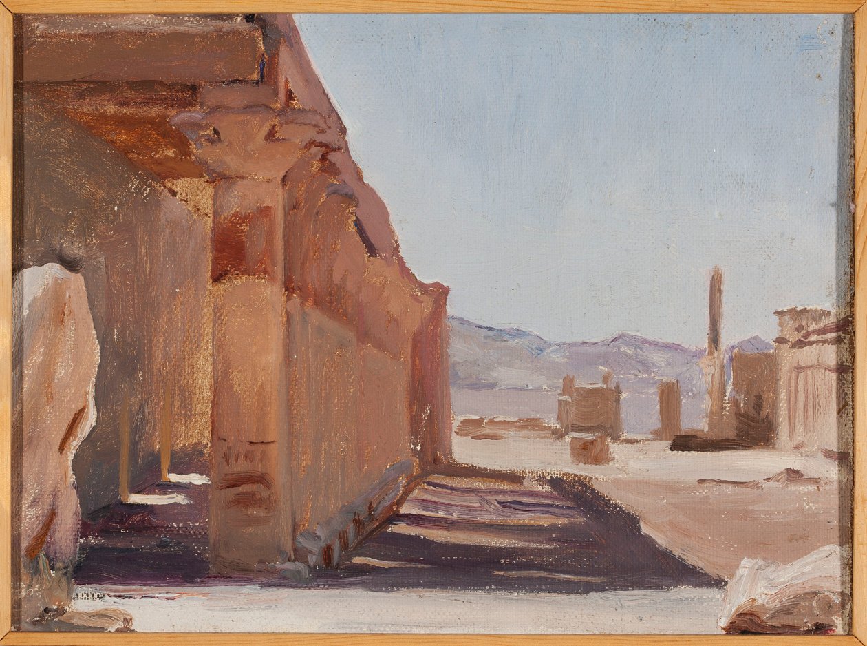 Tempel. Fra en rejse til Egypten af Jan Ciągliński