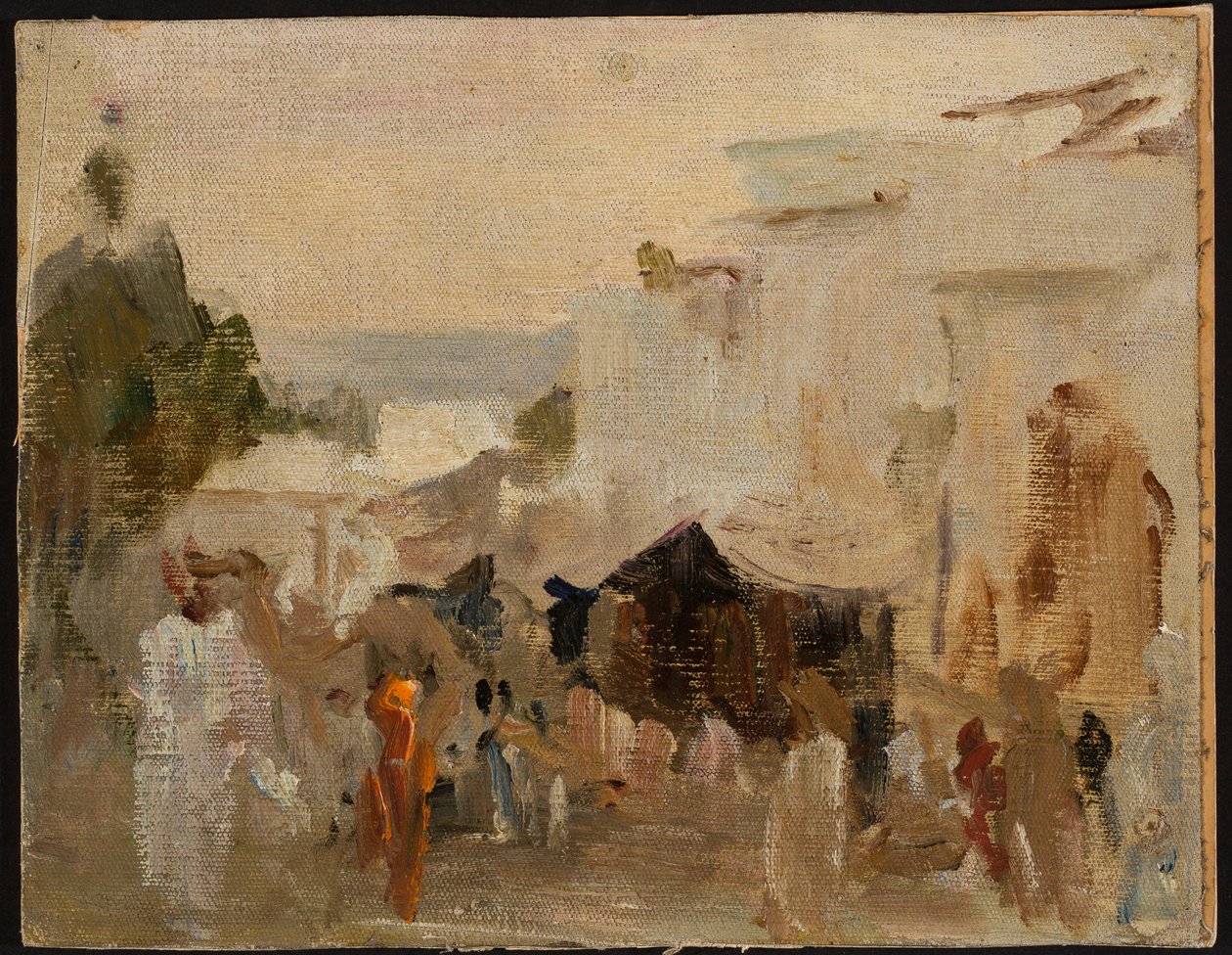 Gade i Udaipur. Fra en rejse til Indien af Jan Ciągliński