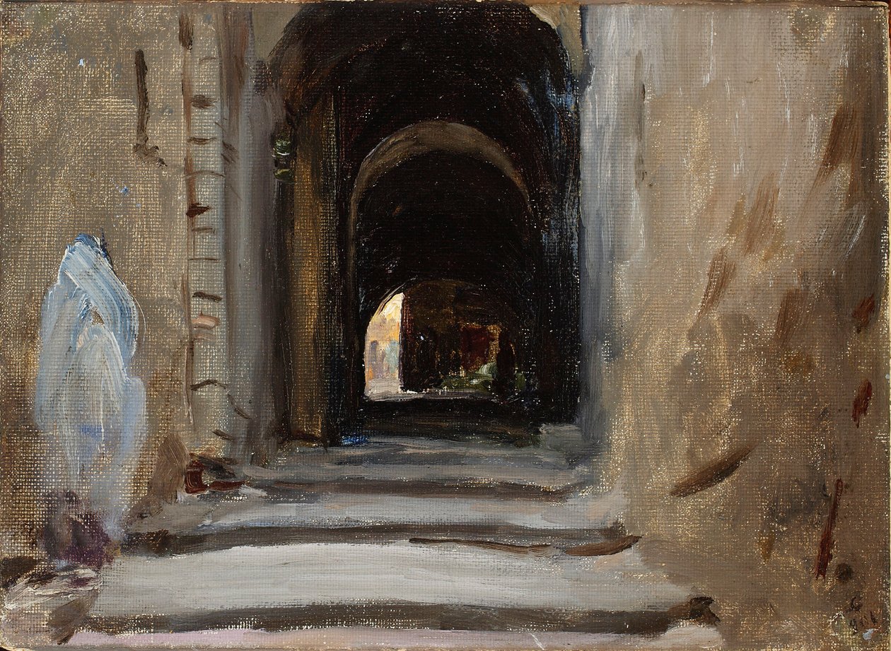 Via Dolorosa i Jerusalem. Fra en rejse til Palæstina af Jan Ciągliński