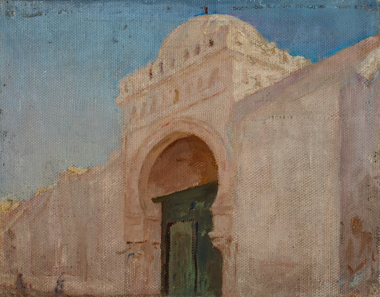 Kairouan (indgang til barberens moske) af Jan Ciągliński