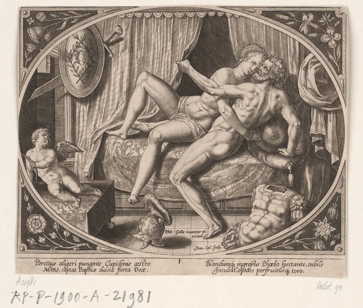 Venus og Mars utroskab Venus og Mars (serietitel) af Jan Collaert (II)