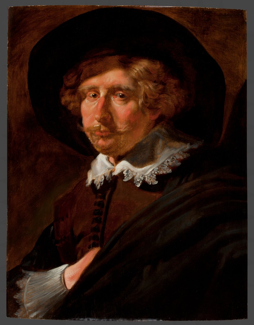 Portræt af en mand af Jan Cossiers