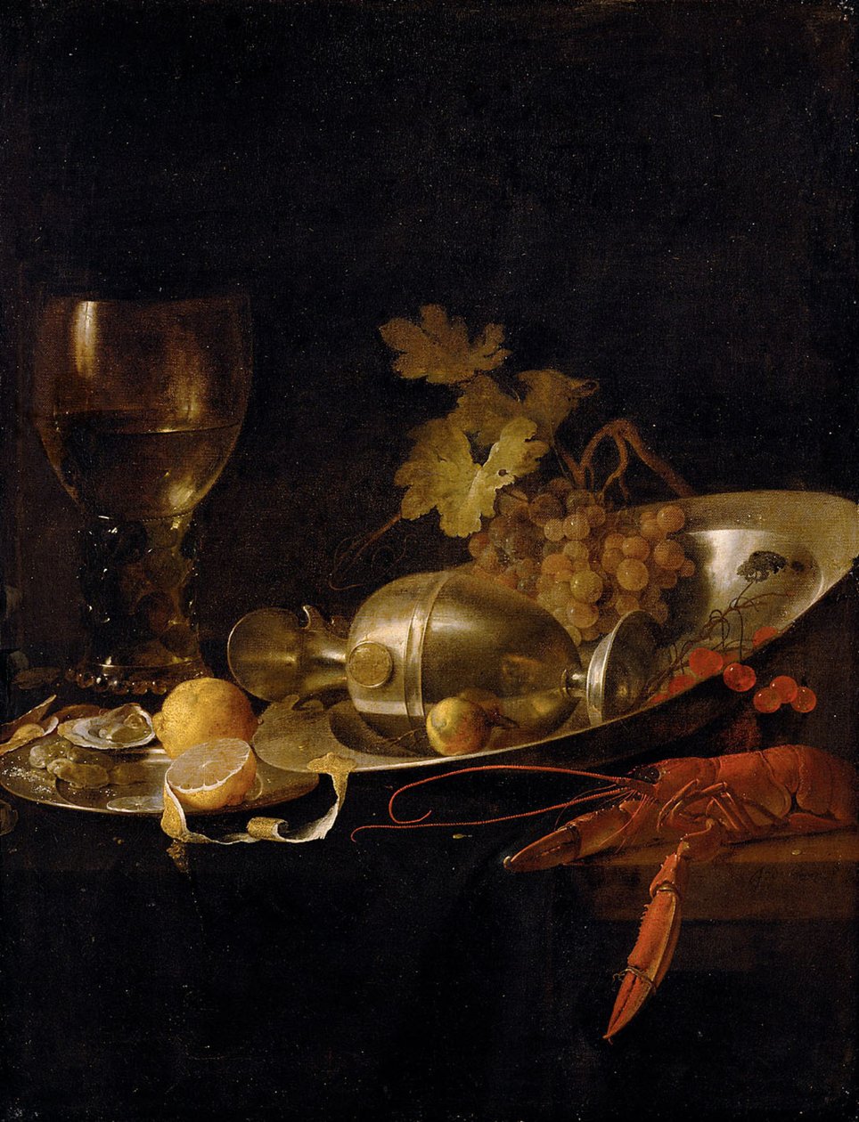 Stilleben med morgenmad af Jan Davidsz. de Heem