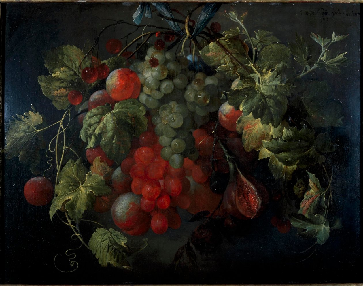 Hollandsk: Feston af frugt af Jan Davidsz. de Heem