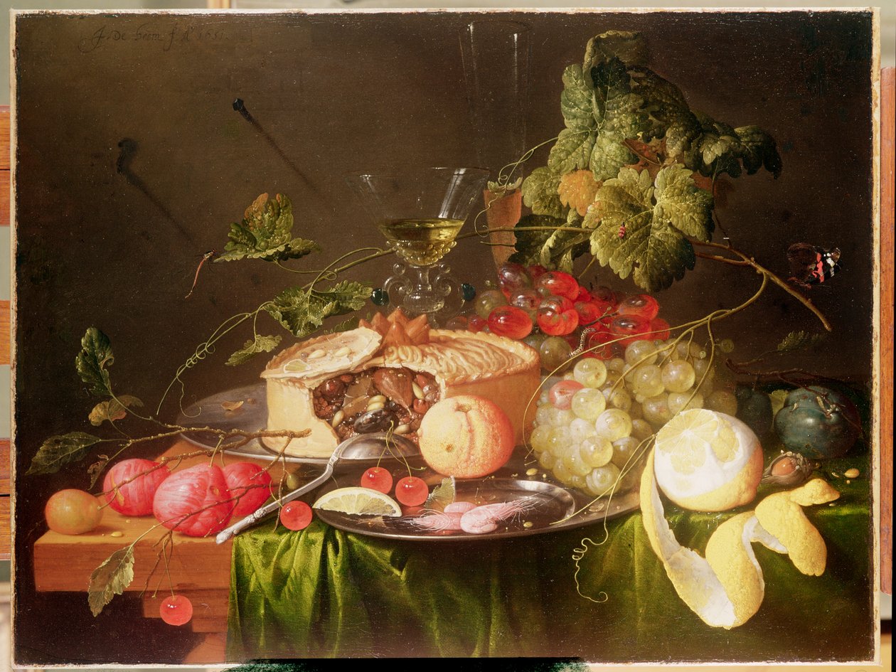 Stilleben af frugt af Jan Davidsz de Heem