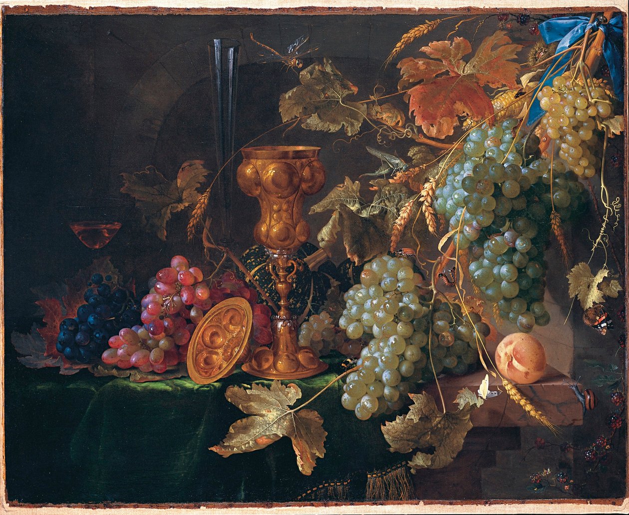 Stilleben med vindruer af Jan Davidsz. de Heem
