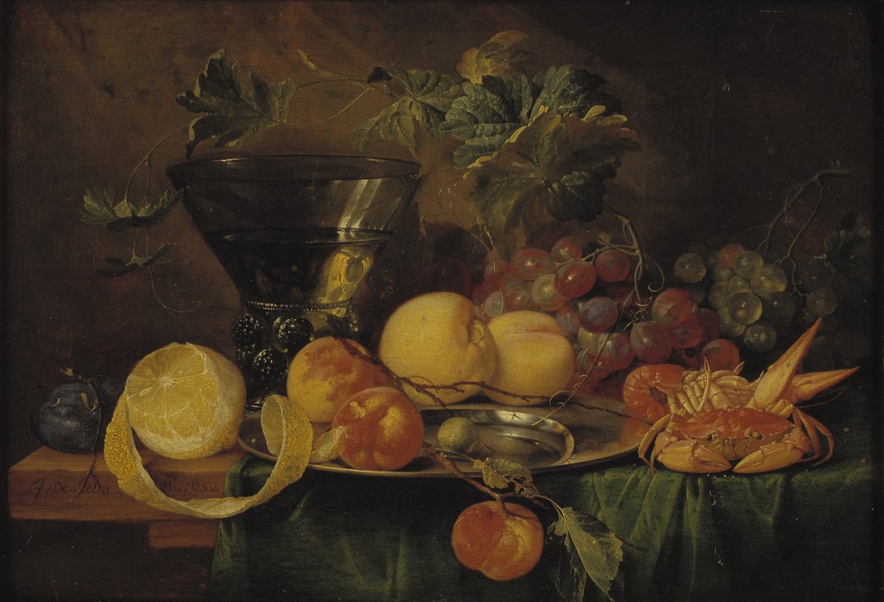 Stilleben med en Roemer af Jan Davidsz de Heem