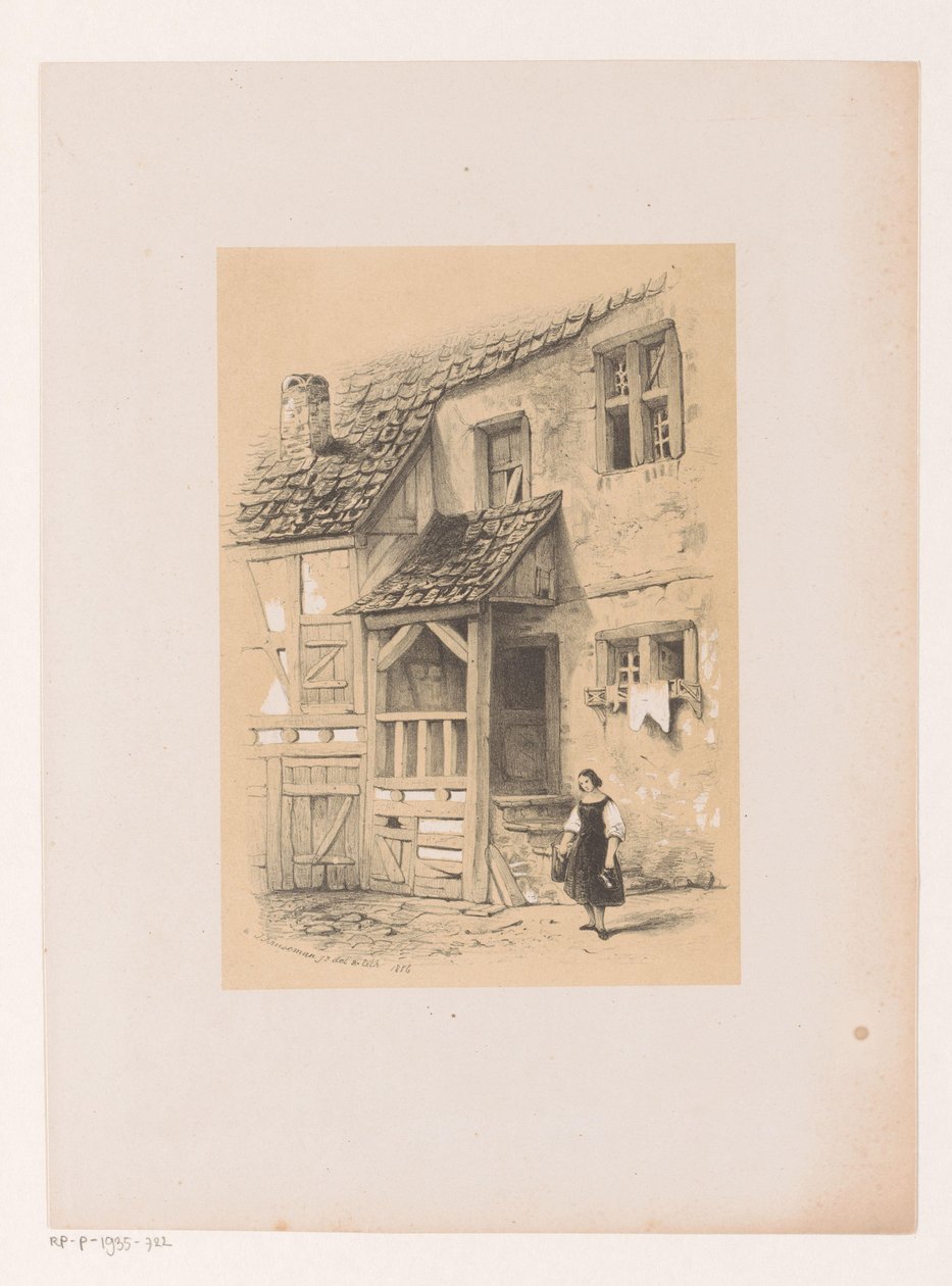 Facade på et beboelseshus af Jan Diederikus Kruseman