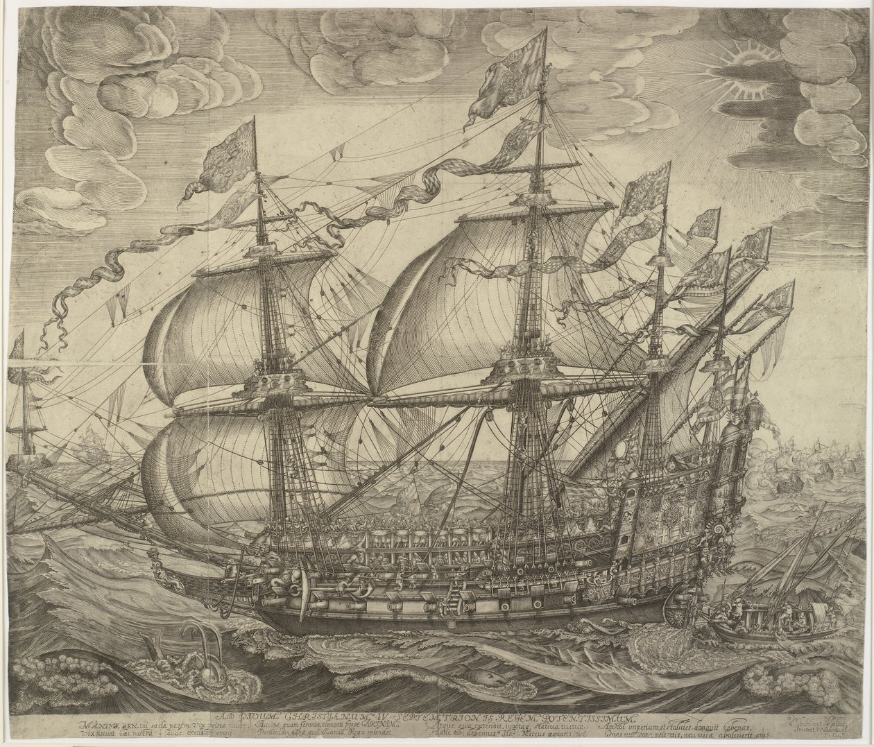 Krigsskibet Trekroner af Jan Diricks van Campen