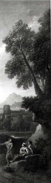 Figurer i et klassisk landskab af Jan Frans van Bloemen