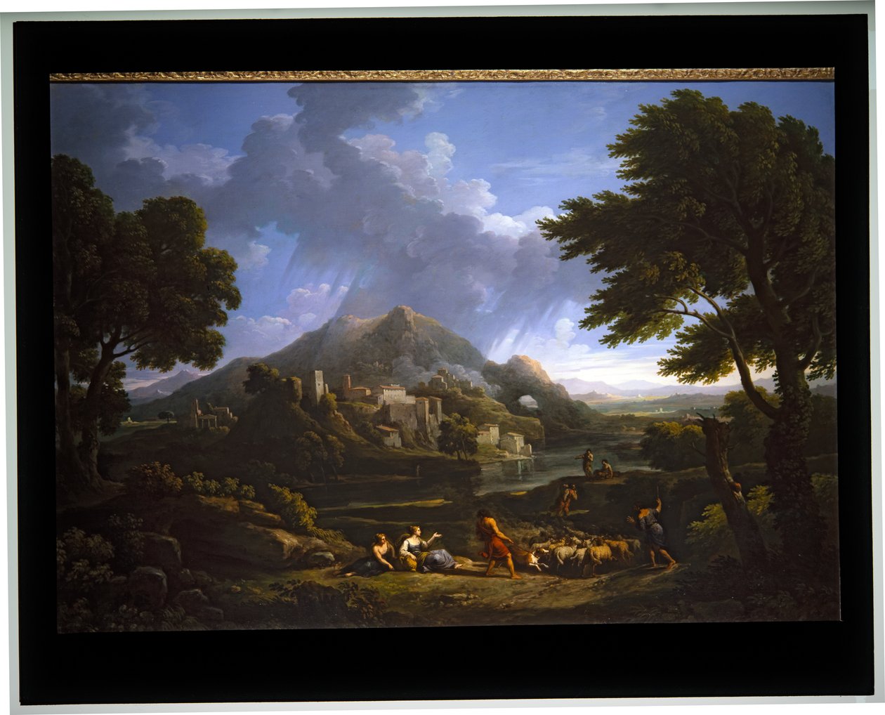 Landskab A Temporale i campagna (lærred) af Jan Frans van (1662 1749) Bloemen