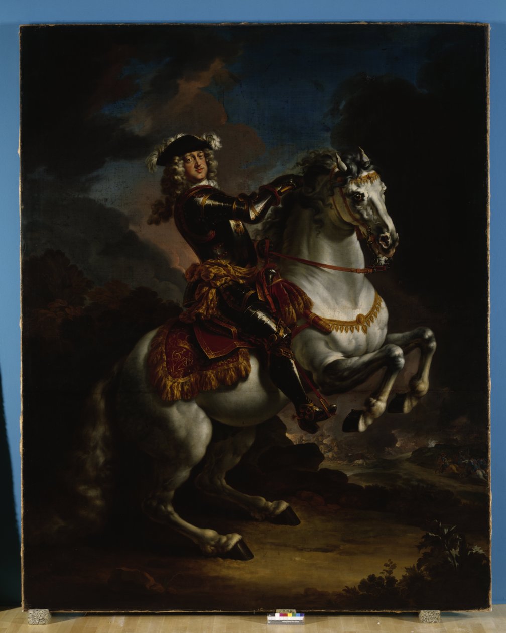 Kurfyrst Johann Wilhelm von Pfalz-Neuburg til Hest af Jan Frans van Douven