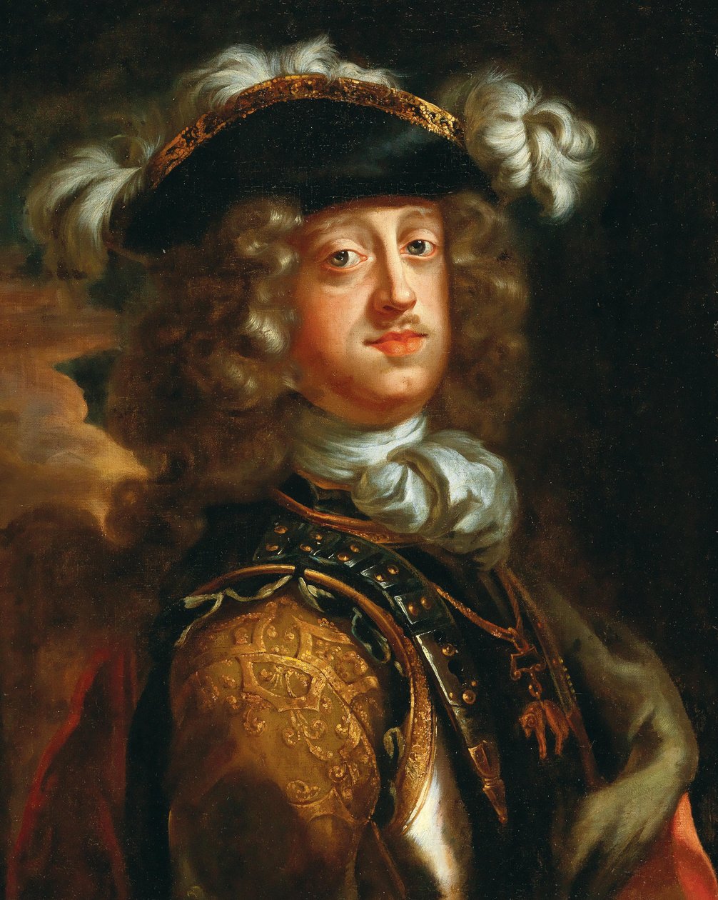 Portræt af Johann Wilhelm II 1658-1716, kurfyrste Pfalz, 1700-tallet. af Jan Frans van Douven