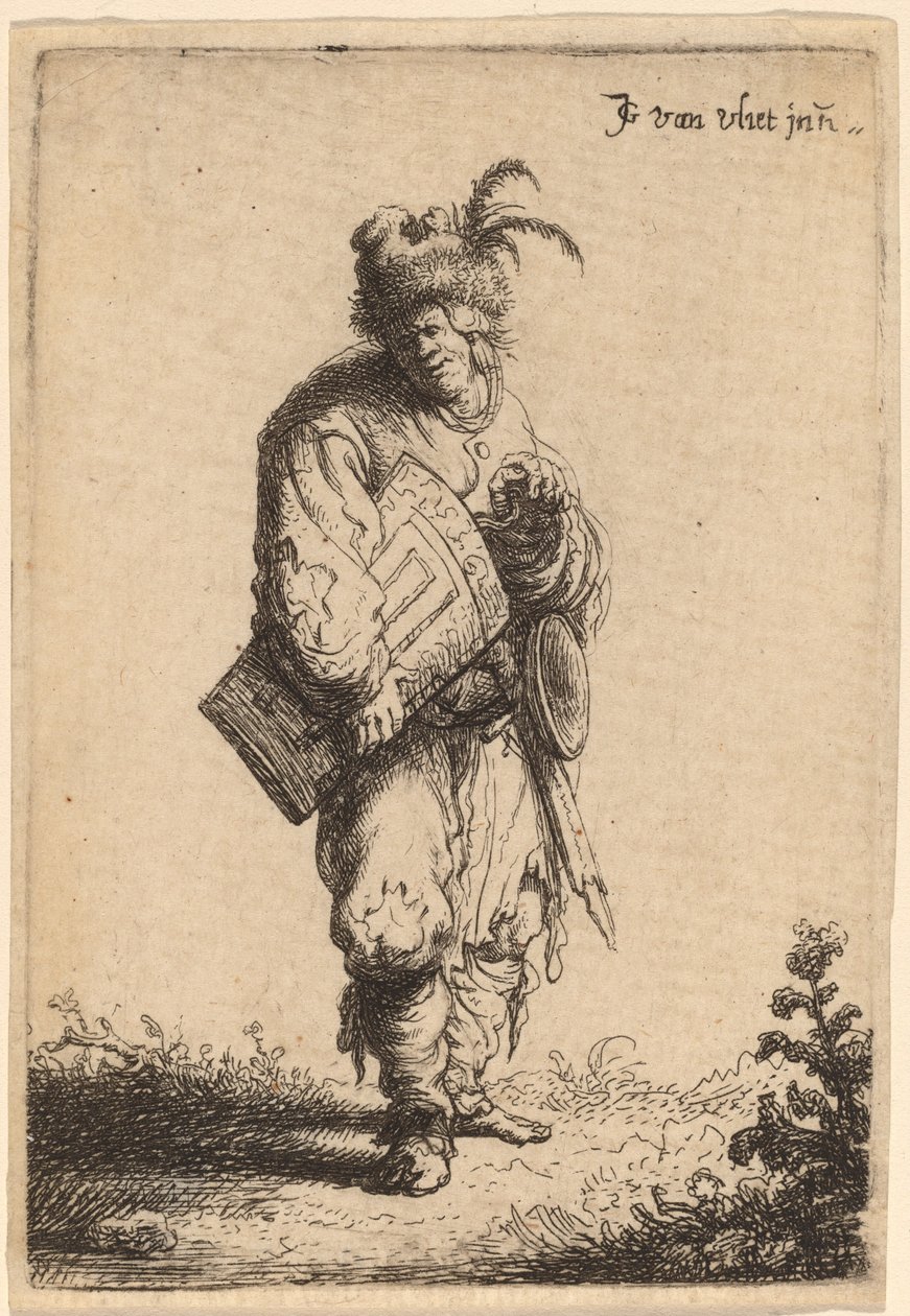 Hurdy-Gurdy-spilleren, 1632. af Jan Georg van Vliet