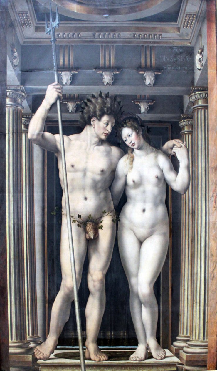 Neptun og Amphitrit af Jan Gossaert
