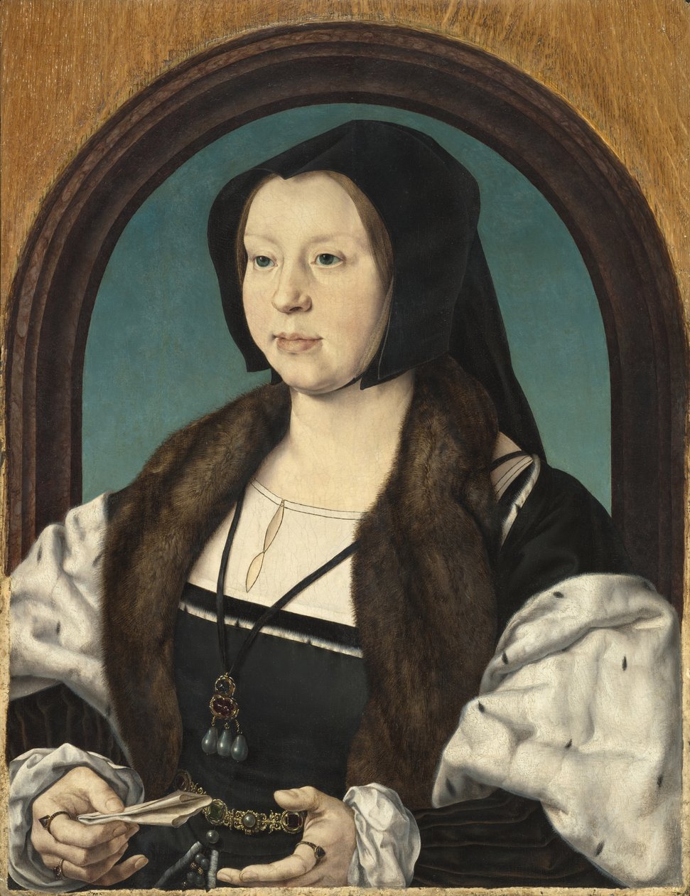 Portræt af Anna de Berghes, c.1526-30 af Jan Gossaert