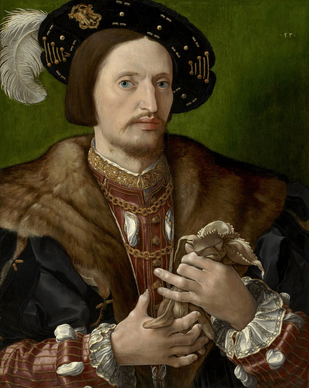 Portræt af en gentleman, ca. 1530 af Jan Gossaert