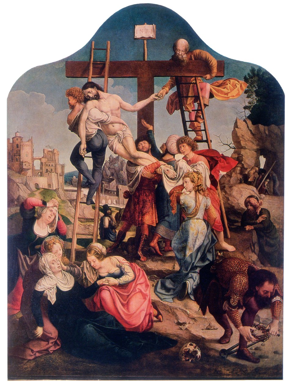 Nedstigningen fra korset, c1520 af Jan Gossaert