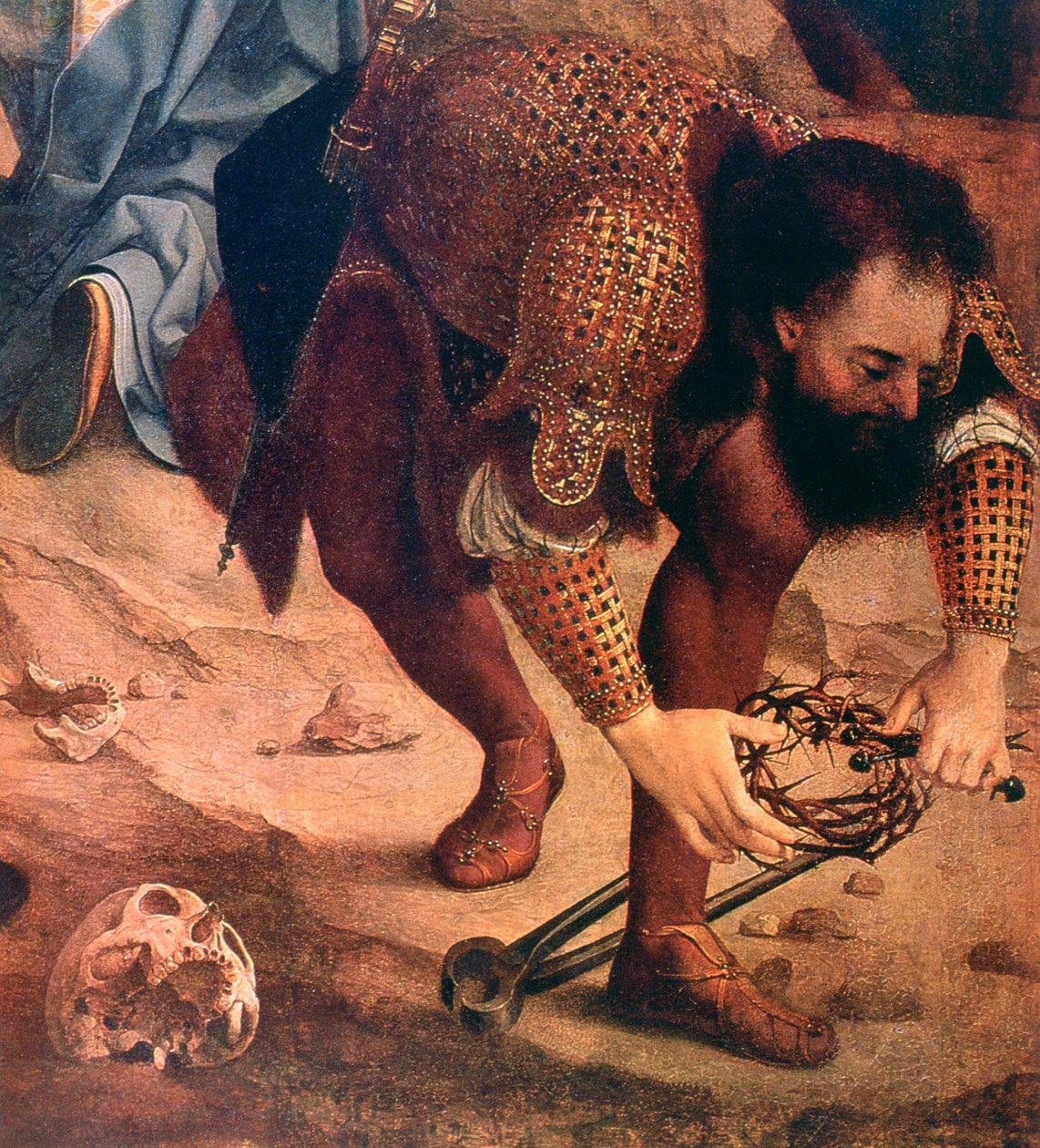 Nedstigningen fra korset detalje, c1520 af Jan Gossaert
