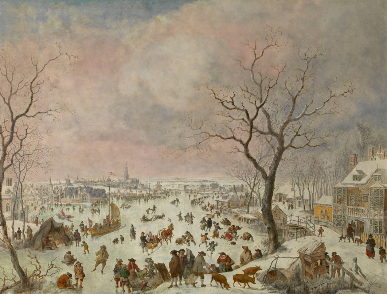 Vinterfornøjelser af Jan Griffier