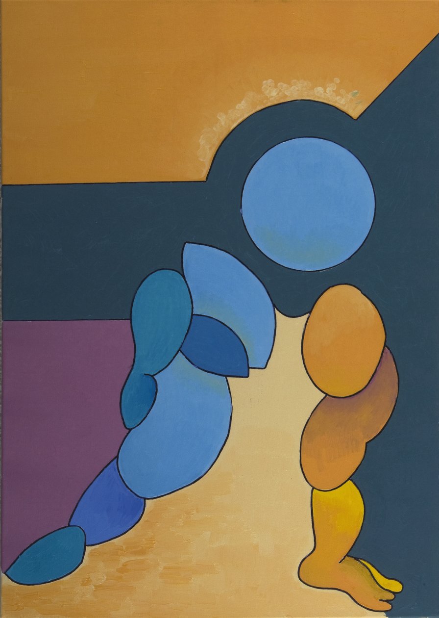 Adoration, 2008 (olie på lærred) af Jan Groneberg