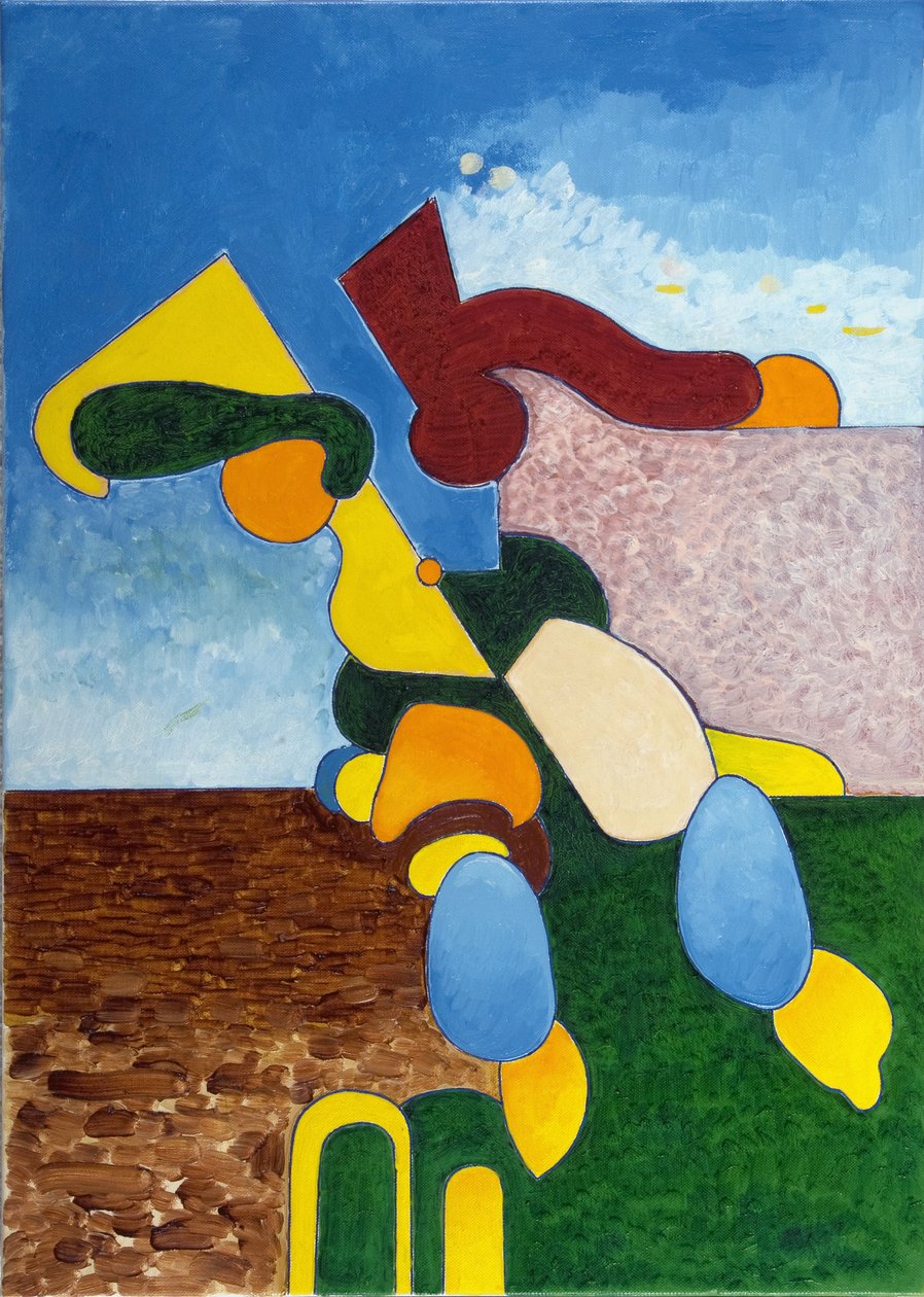 Body and Soul, nr 2, 2007 (olie på lærred) af Jan Groneberg