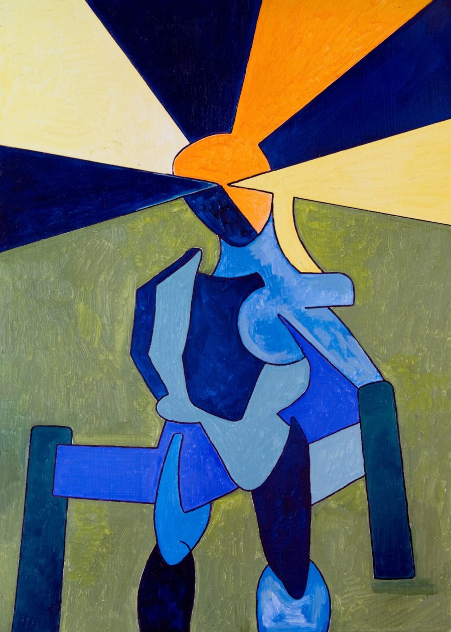 Defiance, 2007 (olie på træ) af Jan Groneberg