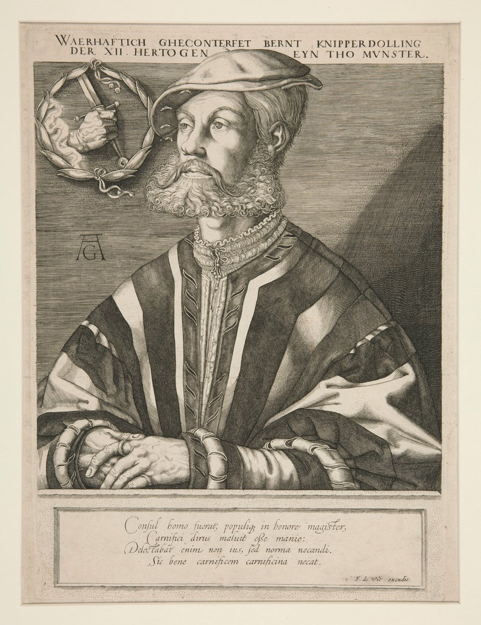 Bernhard Knipperdolling af Jan Harmensz. Muller