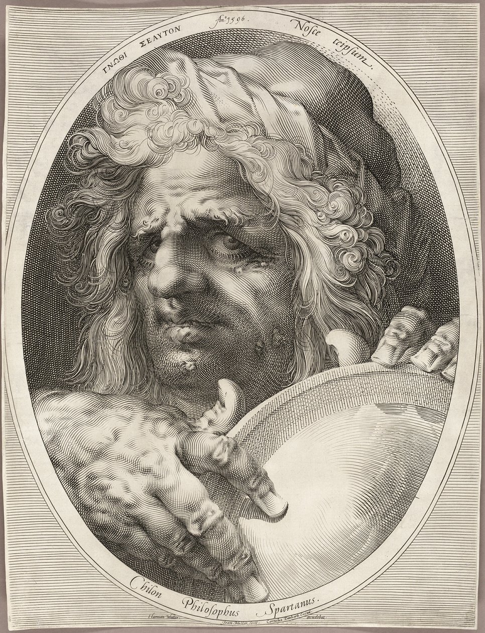 Chilon af Sparta af Jan Harmensz. Muller