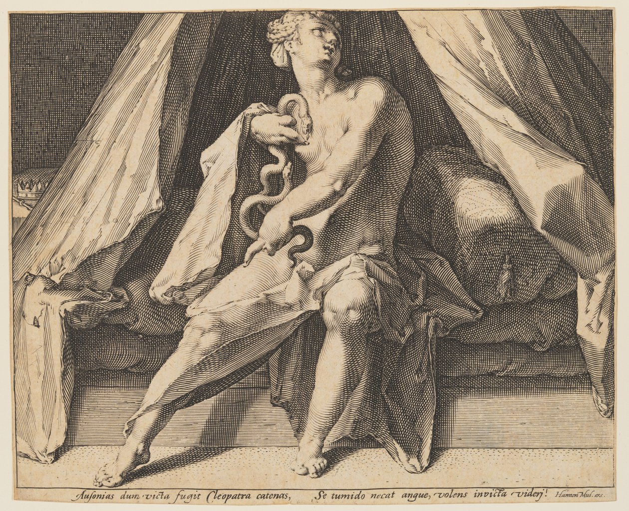 Kleopatra af Jan Harmensz. Muller