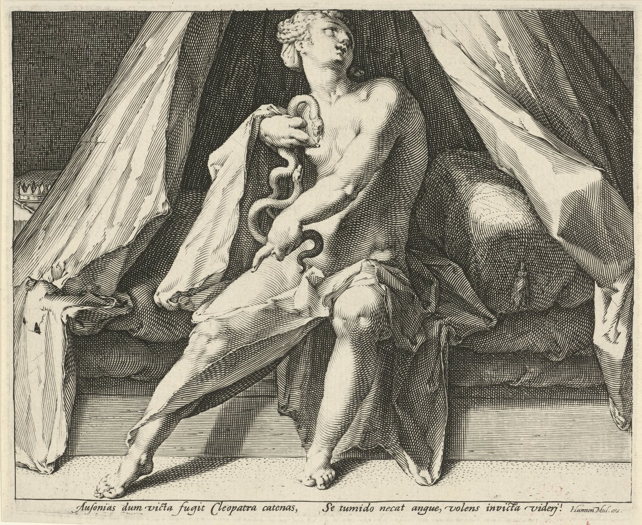 Kleopatras død af Jan Harmensz. Muller