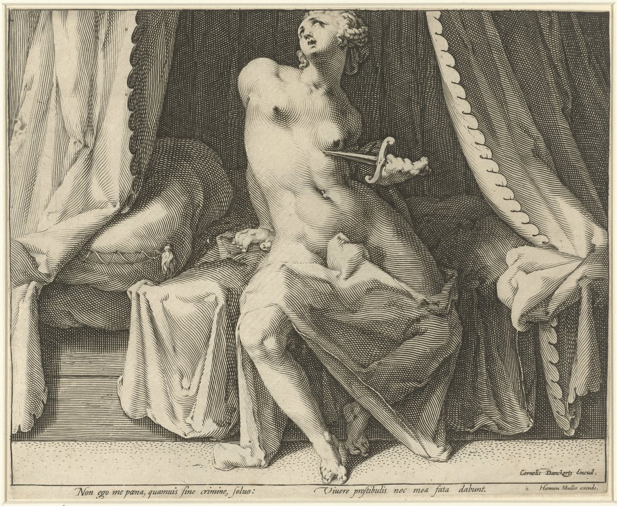 Lucretias død af Jan Harmensz. Muller