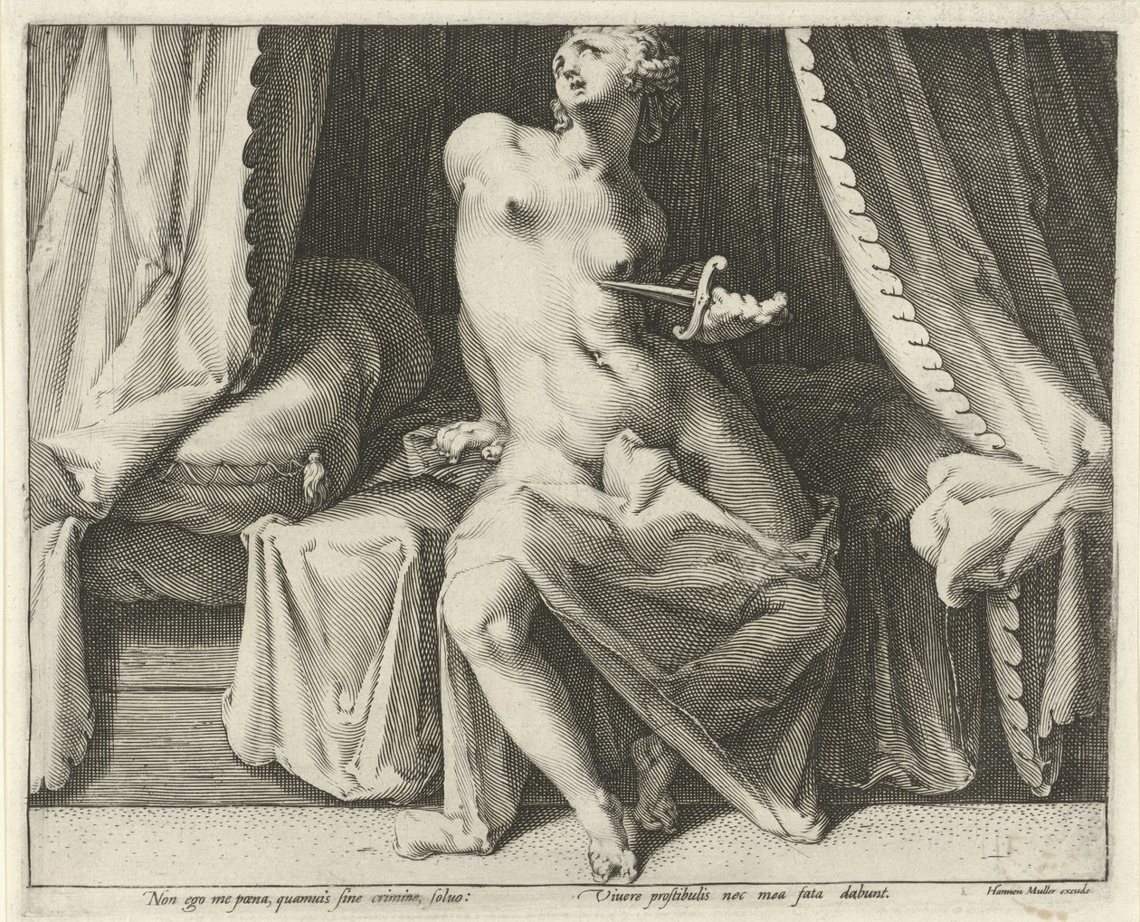 Lucretias død af Jan Harmensz. Muller