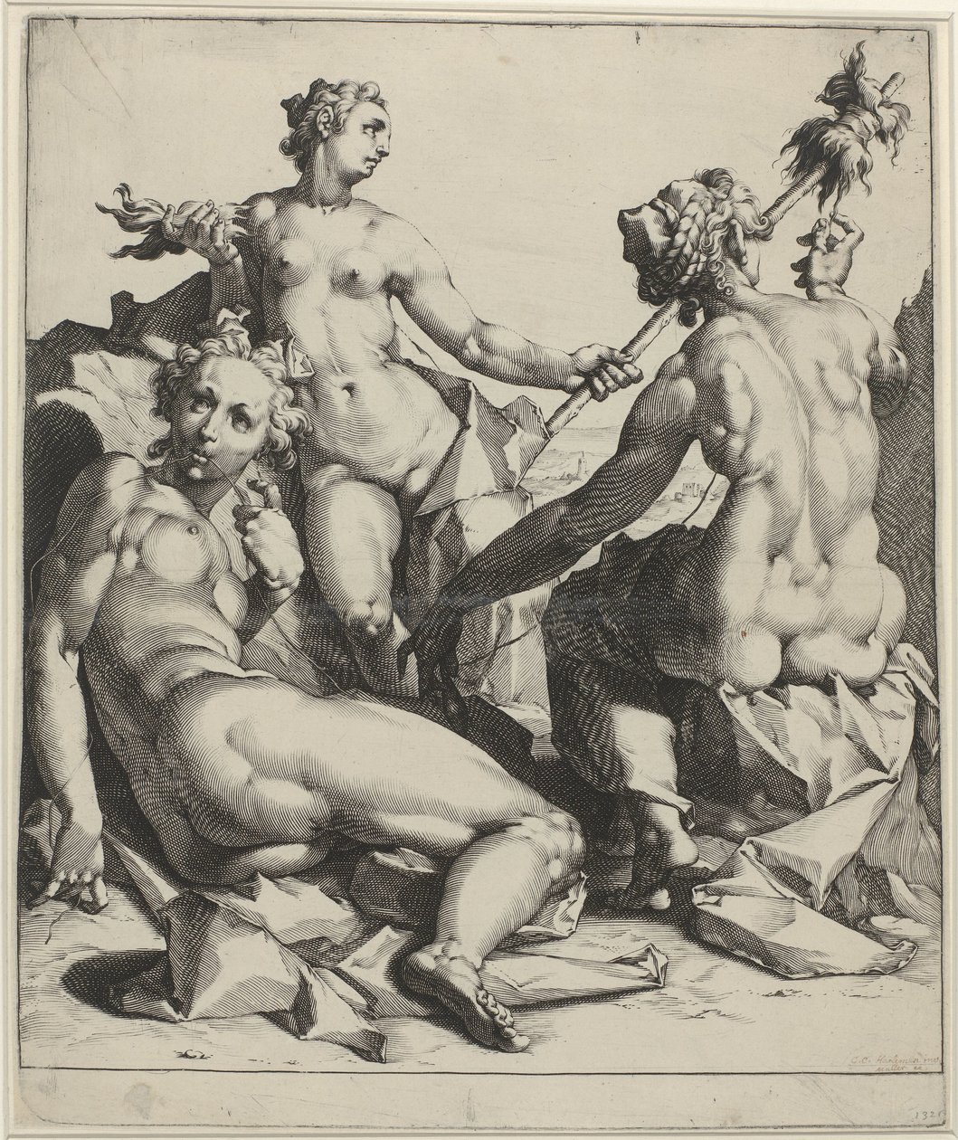 Tre skæbner af Jan Harmensz. Muller
