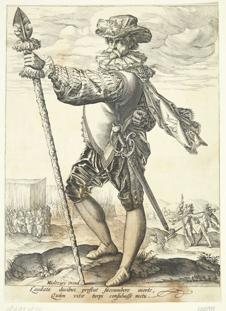 En officer med lanse af Jan Harmensz. Muller