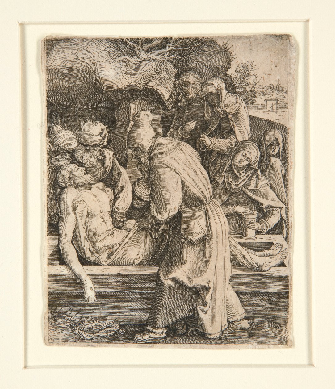 Entombment, fra The Passion af Jan Harmensz. Muller