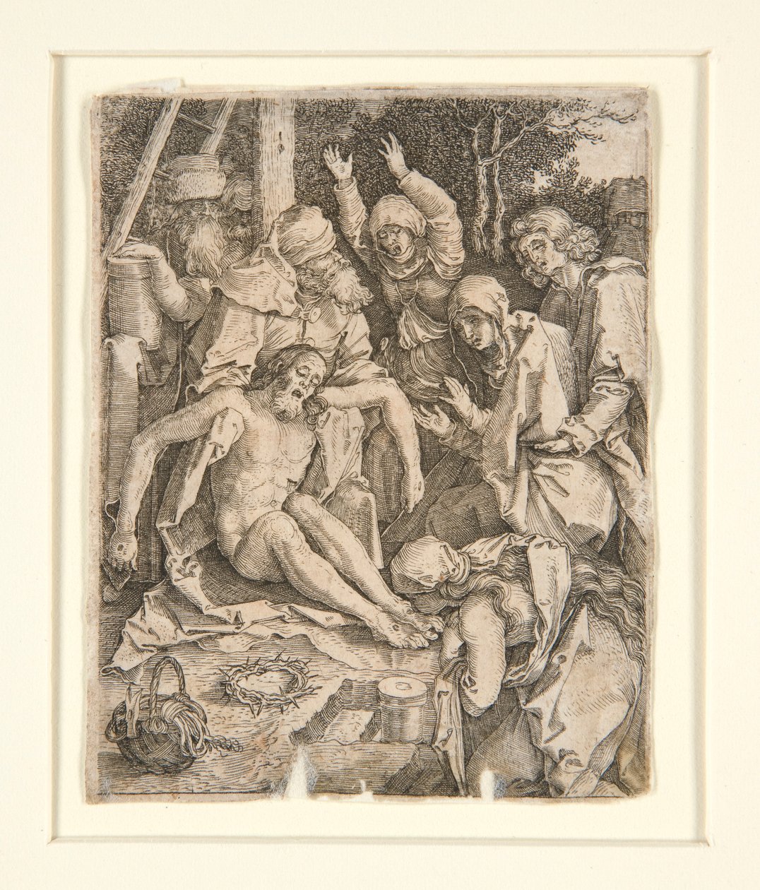 Lamentation, fra The Passion af Jan Harmensz. Muller
