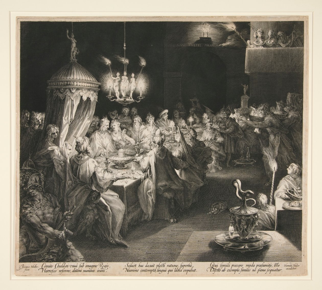Belshazzars fest af Jan Harmensz. Muller