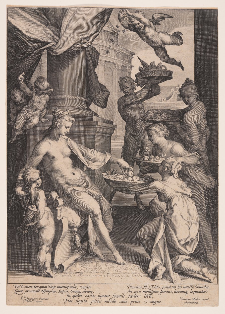 Venus hædret af nymferne af Jan Harmensz. Muller