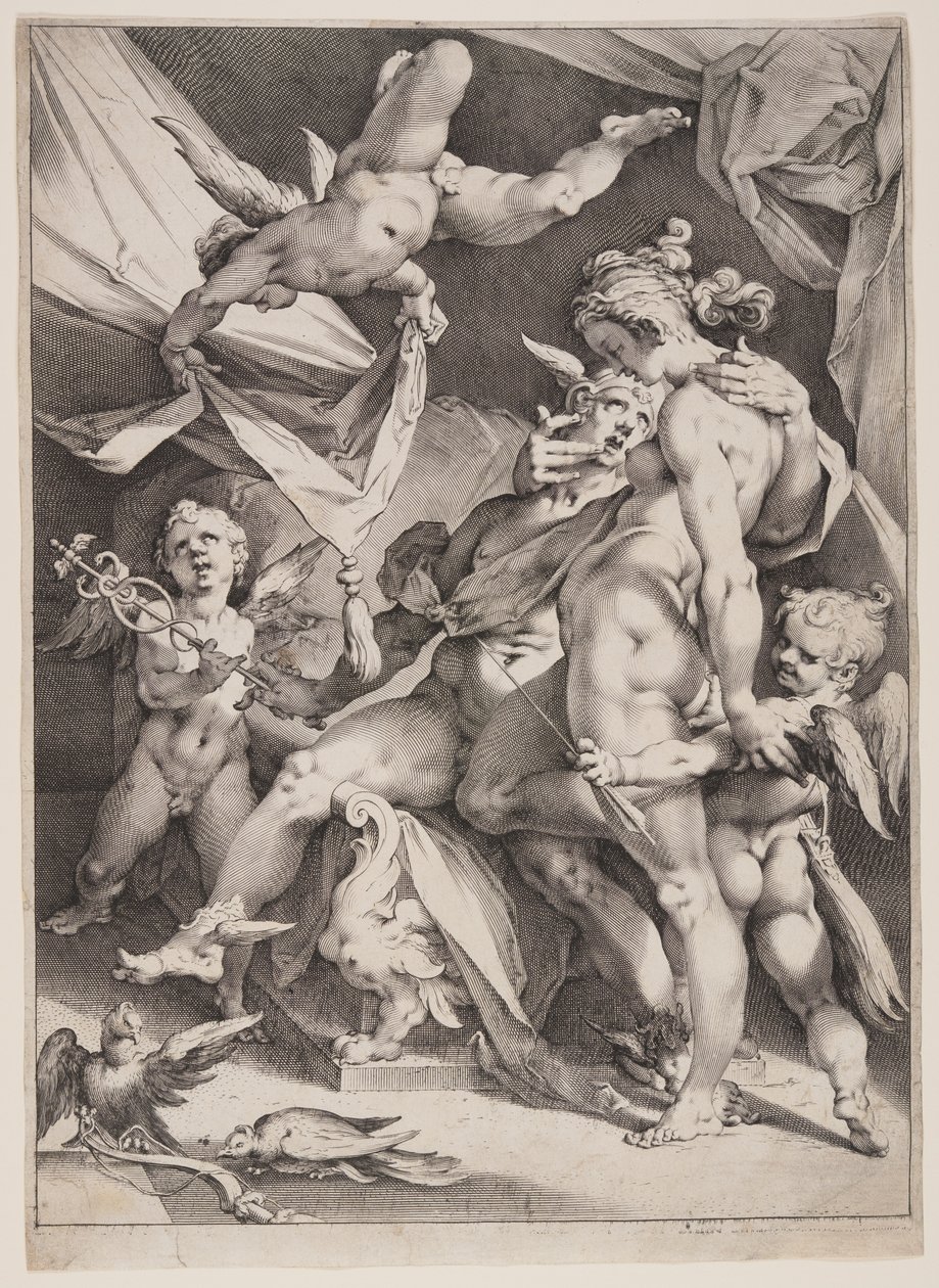 Venus og Merkur af Jan Harmensz. Muller