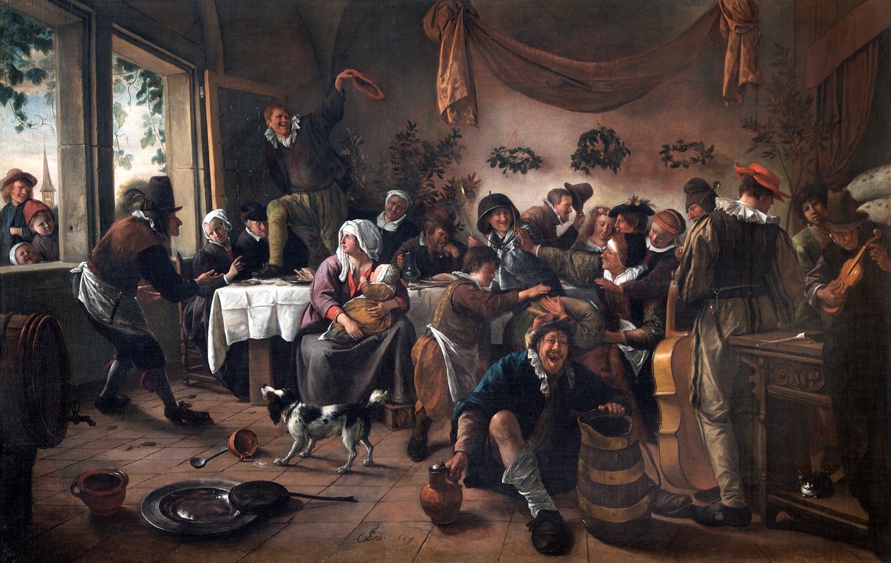 En bryllupsfest af Jan Havicksz. Steen