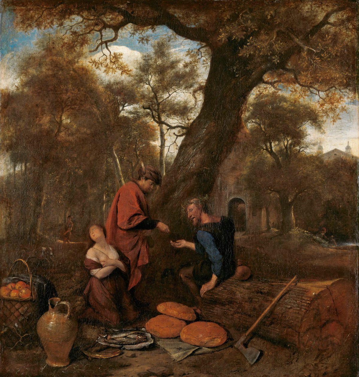Erysichthon sælger sin datter Mestra af Jan Havicksz. Steen