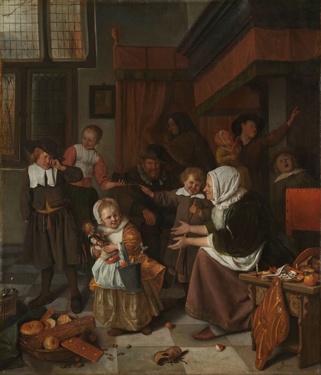 St Nicholas fest af Jan Havicksz. Steen