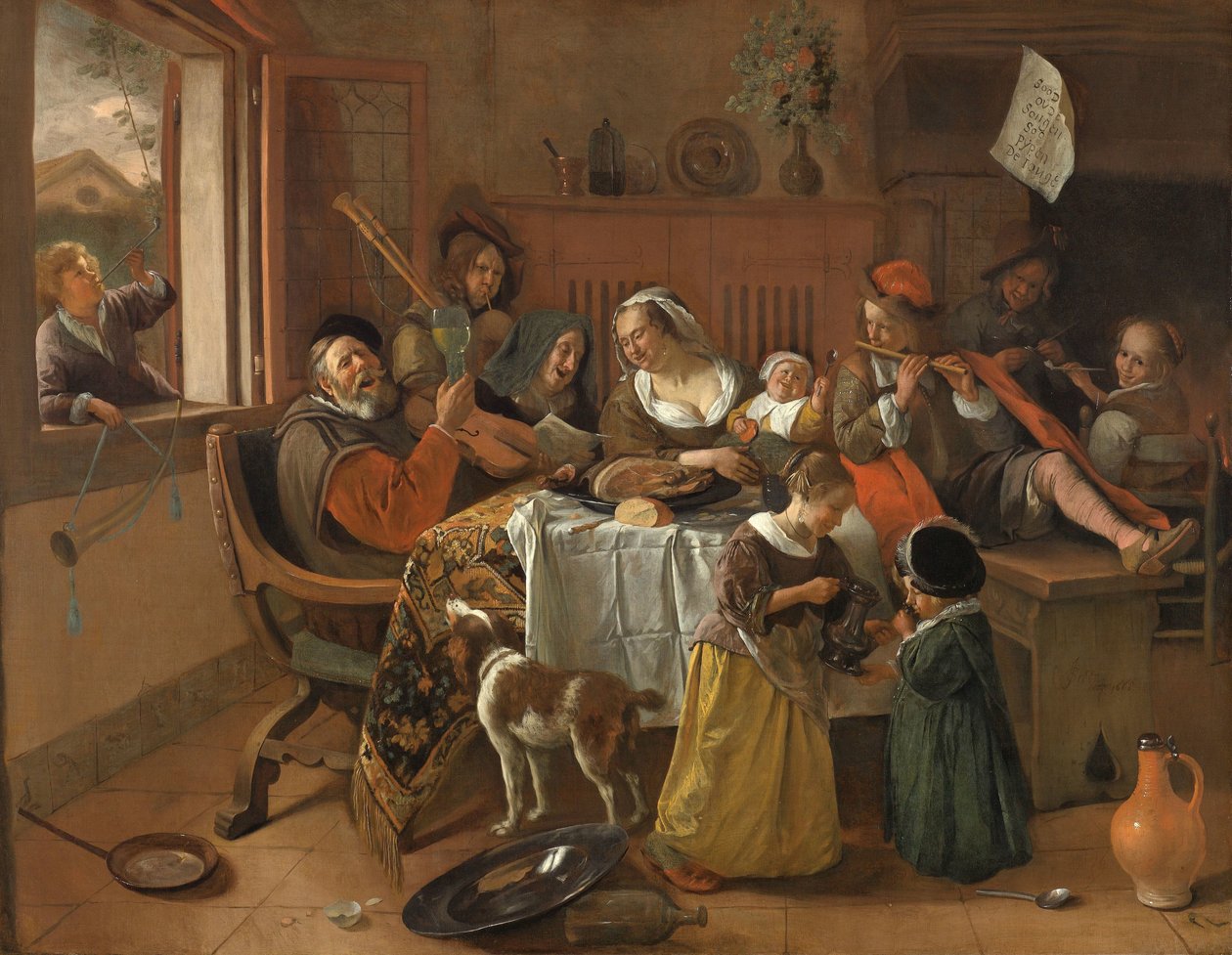 Den glade familie Den glade familie af Jan Havicksz. Steen