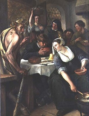 Satyren og bonden af Jan Havicksz. Steen